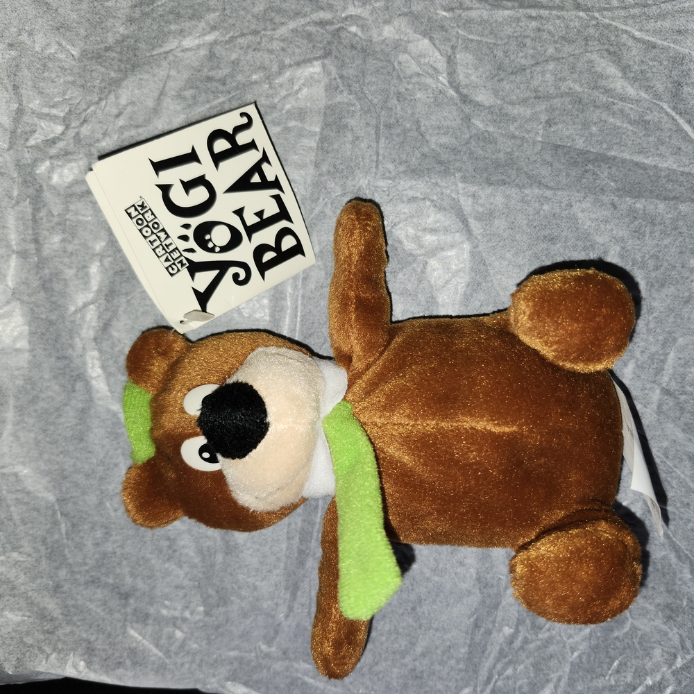 Yogi Bear Plush Toy with Green Scarf